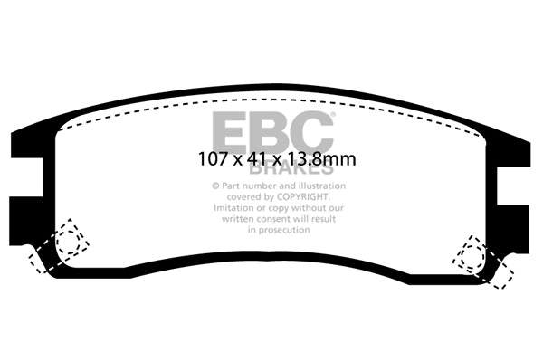 EBC Brakes Brake Pad - DP1609