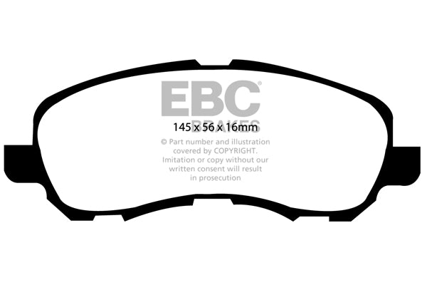 EBC Brakes Brake Pad - DP41614R