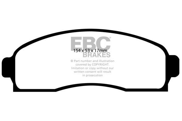 EBC Brakes Brake Pad - DP61617