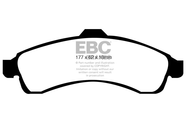 EBC Brakes Brake Pad - DP1618