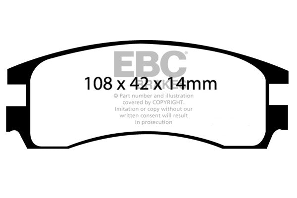 EBC Brakes Brake Pad - DP1621