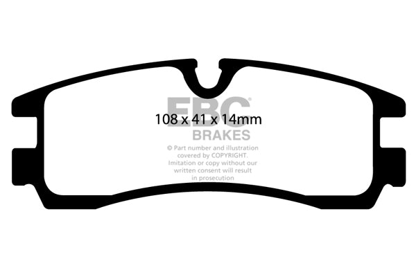 EBC Brakes Brake Pad - DP31621C