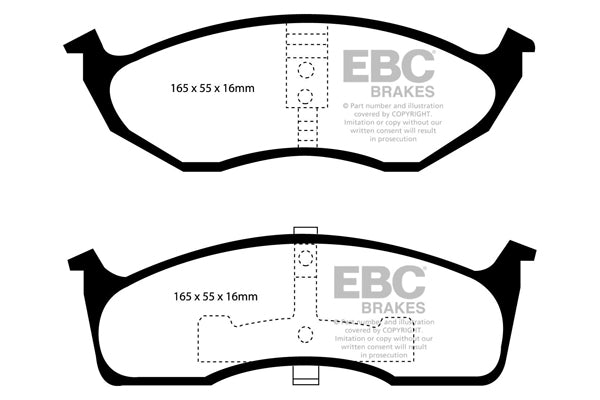 EBC Brakes Brake Pad - UD1623