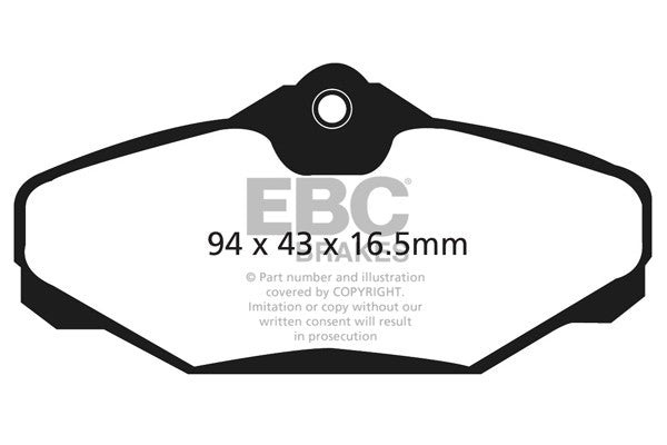 EBC Brakes Brake Pad - DP21624