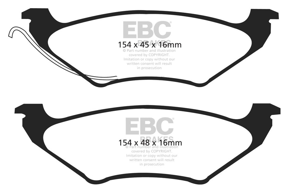 EBC Brakes Brake Pad - DP21625