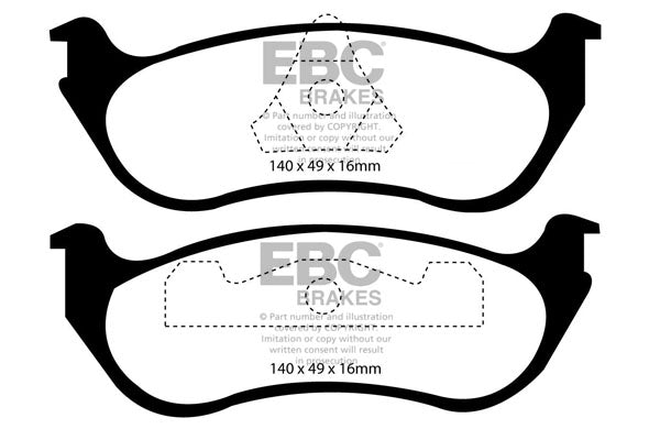 EBC Brakes Brake Pad - DP21627