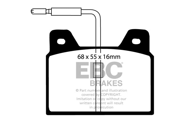 EBC Brakes Brake Pad - UD163