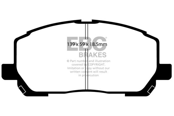 EBC Brakes Brake Pad - DP41634R