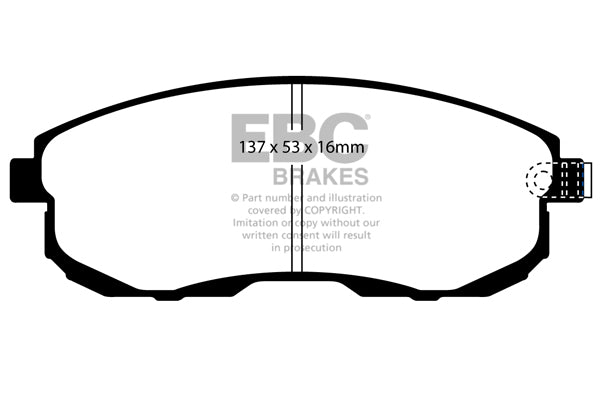 EBC Brakes Brake Pad - DP31636C