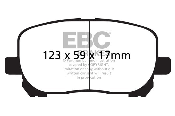EBC Brakes Brake Pad - DP31637C