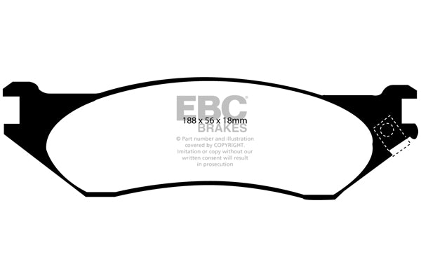 EBC Brakes Brake Pad - DP41638R