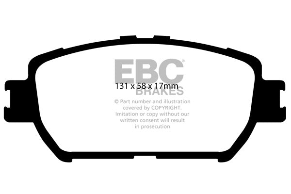EBC Brakes Brake Pad - DP31642C
