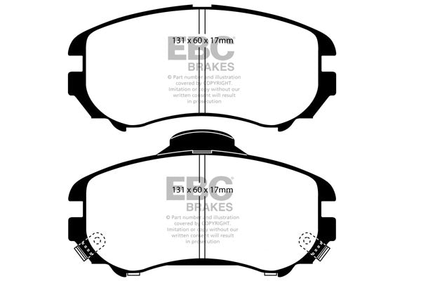 EBC Brakes Brake Pad - DP31643C