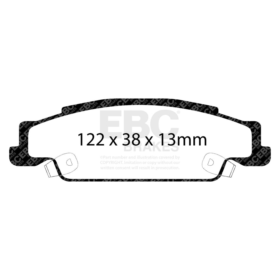 EBC Brakes Brake Pad - DP1646