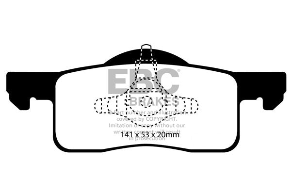 EBC Brakes Brake Pad - DP61652