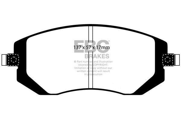 EBC Brakes Brake Pad - DP31661C