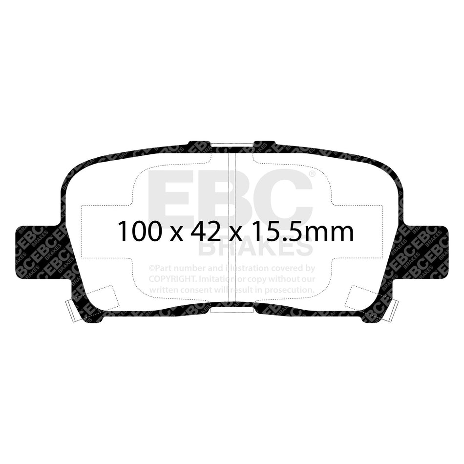 EBC Brakes Brake Pad - DP41662R