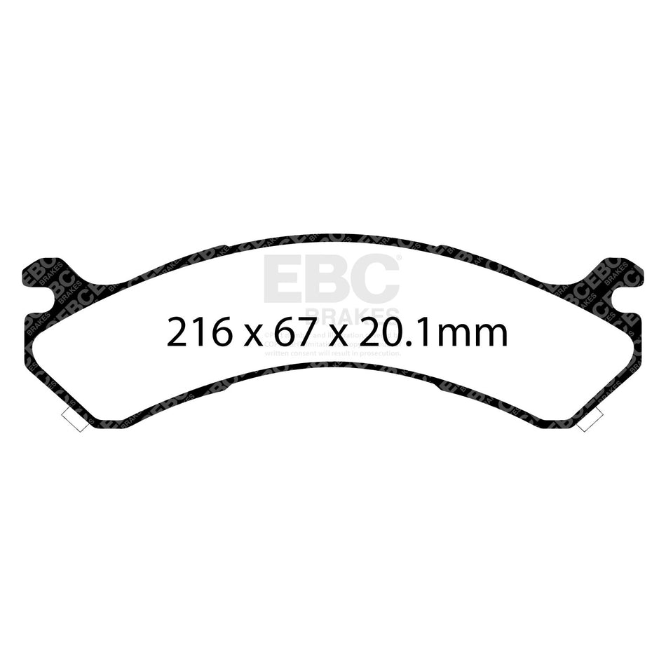 EBC Brakes Brake Pad - DP41663R