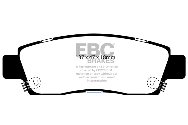 EBC Brakes Brake Pad - DP61672