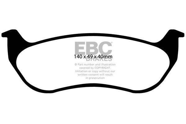EBC Brakes Brake Pad - DP41673R