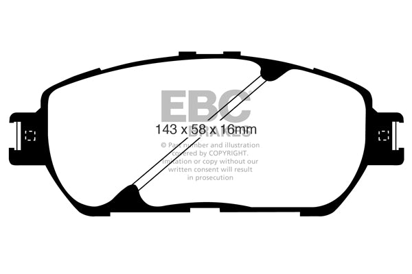EBC Brakes Brake Pad - ED91674