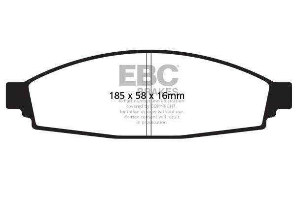 EBC Brakes Brake Pad - DP41675R