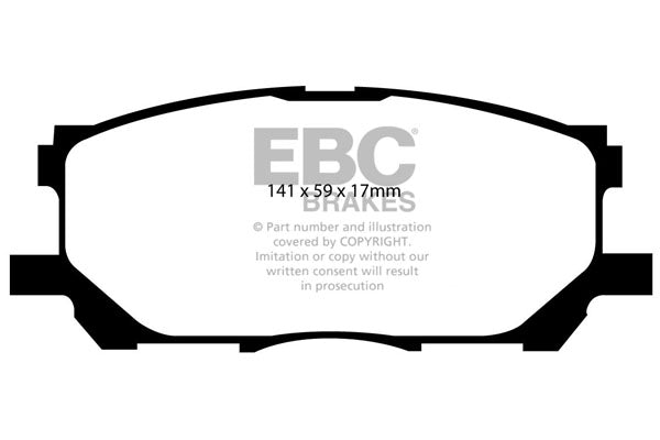 EBC Brakes Brake Pad - DP1681