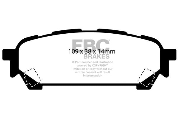 EBC Brakes Brake Pad - DP51687NDX