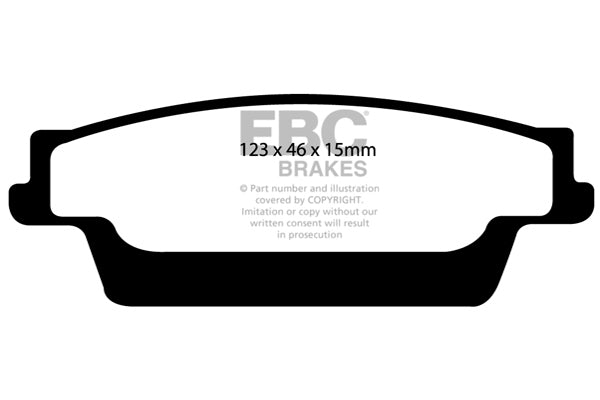 EBC Brakes Brake Pad - DP31693C