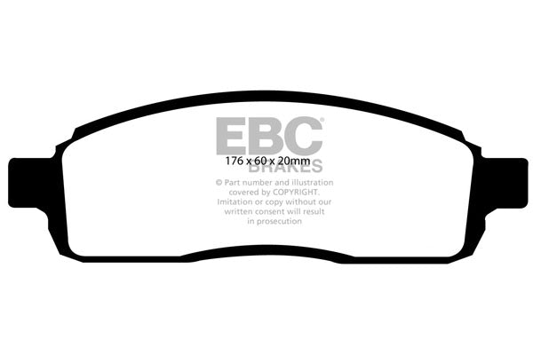 EBC Brakes Brake Pad - ED91696/2