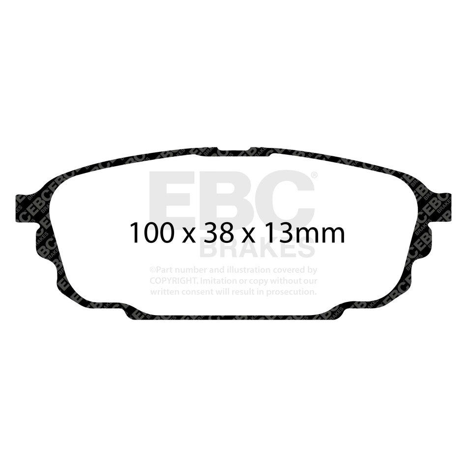 EBC Brakes Brake Pad - DP1700