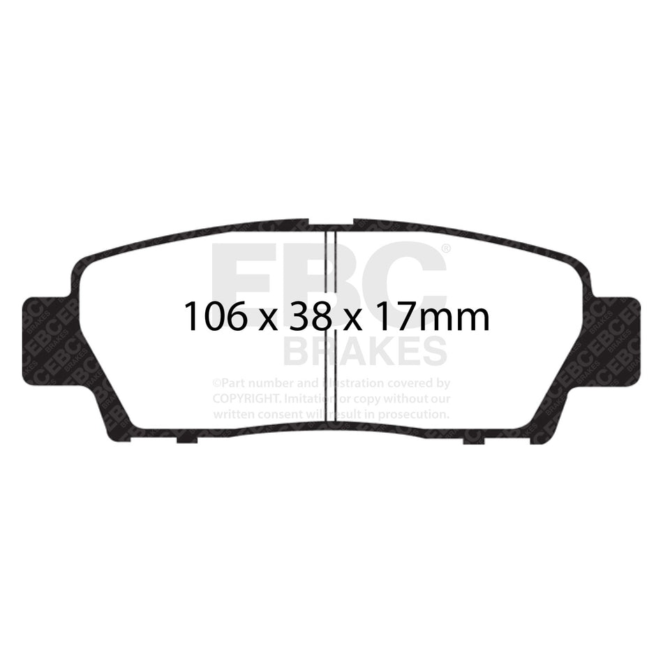 EBC Brakes Brake Pad - DP41714R