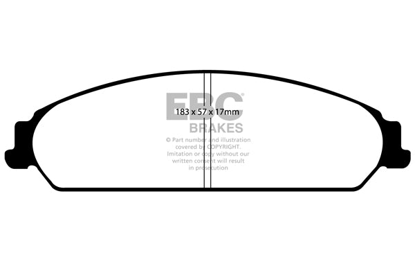 EBC Brakes Brake Pad - DP41724R