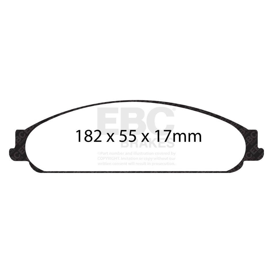 EBC Brakes Brake Pad - DP41730R