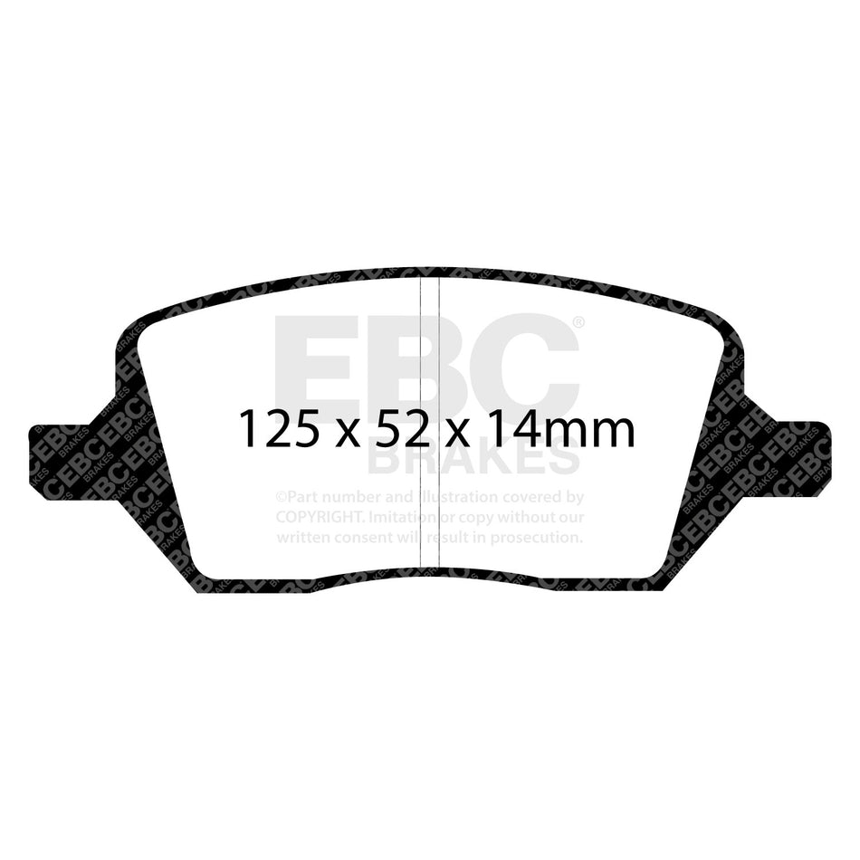 EBC Brakes Brake Pad - UD1737