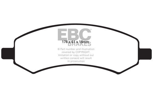 EBC Brakes Brake Pad - DP61738