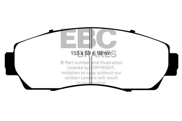 EBC Brakes Brake Pad - DP31743C