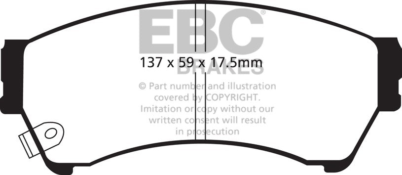 EBC Brakes Brake Pad - DP1765