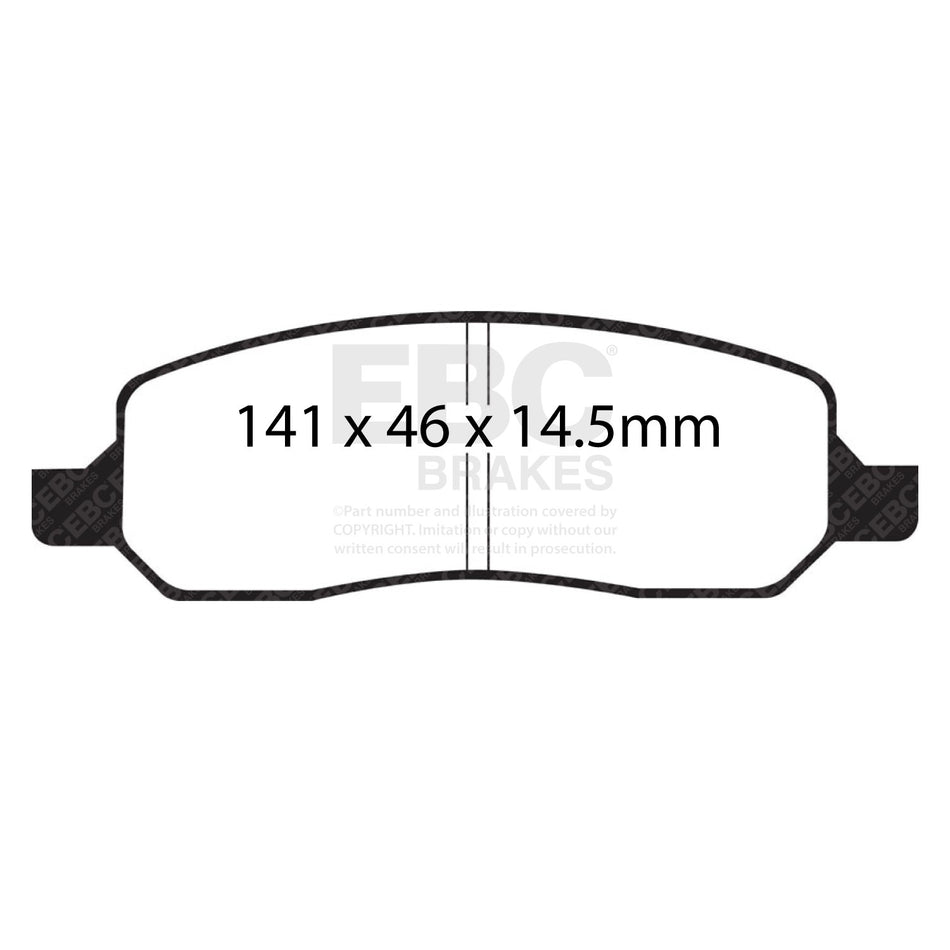 EBC Brakes Brake Pad - DP41770R