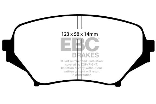 EBC Brakes Brake Pad - DP1774