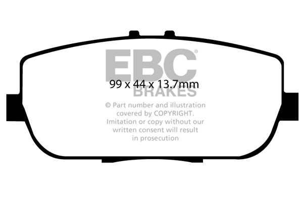 EBC Brakes Brake Pad - DP41775R
