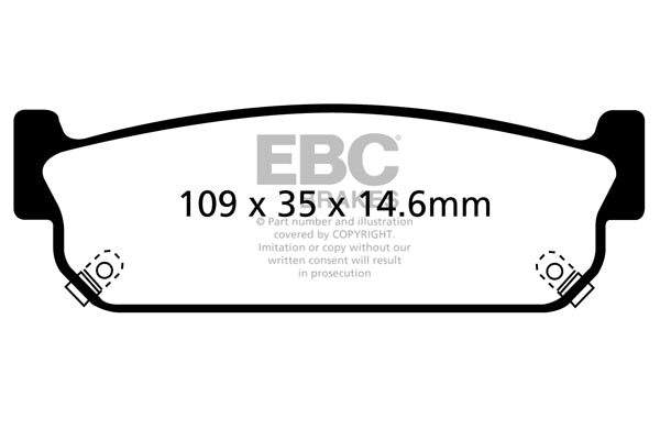 EBC Brakes Brake Pad - DP31784C