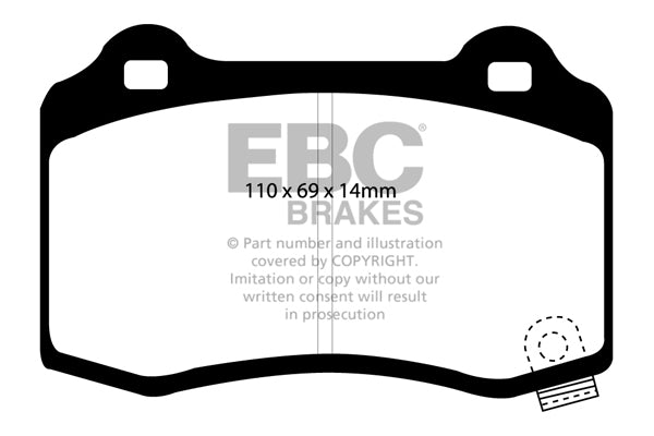 EBC Brakes Brake Pad - DP41788R