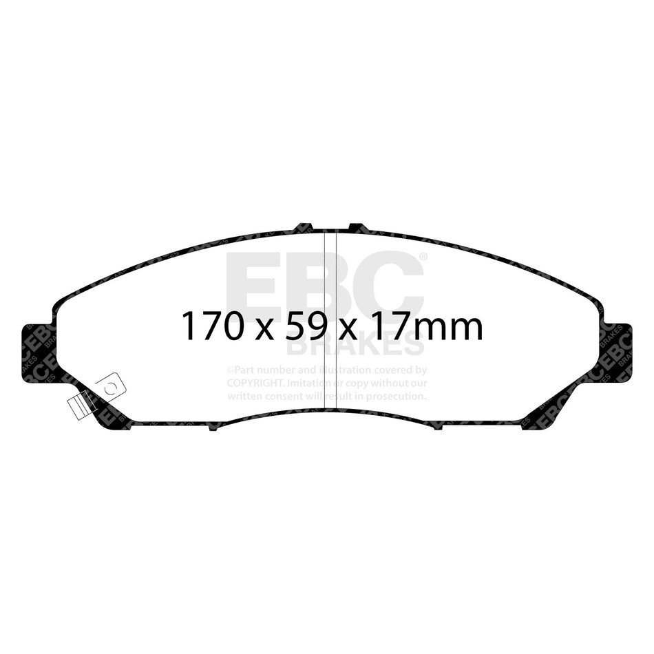EBC Brakes Brake Pad - DP41801R