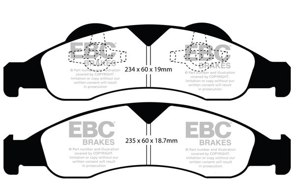 EBC Brakes Brake Pad - DP61803