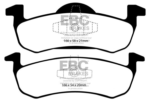 EBC Brakes Brake Pad - DP41804R