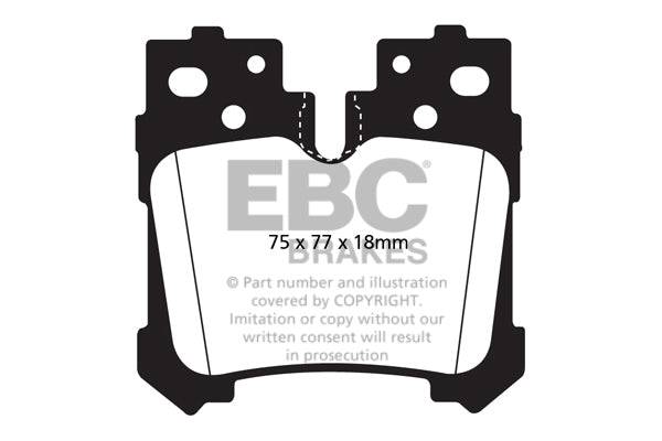 EBC Brakes Brake Pad - DP41812R
