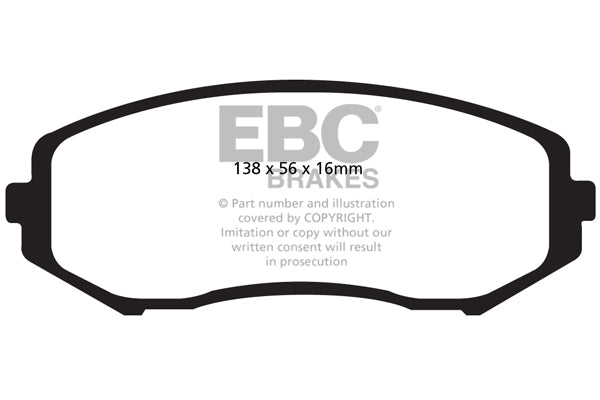 EBC Brakes Brake Pad - DP41818R
