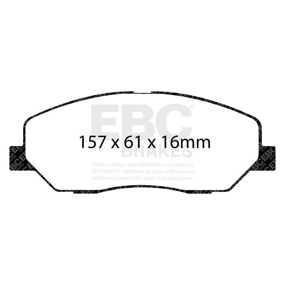 EBC Brakes Brake Pad - UD1821