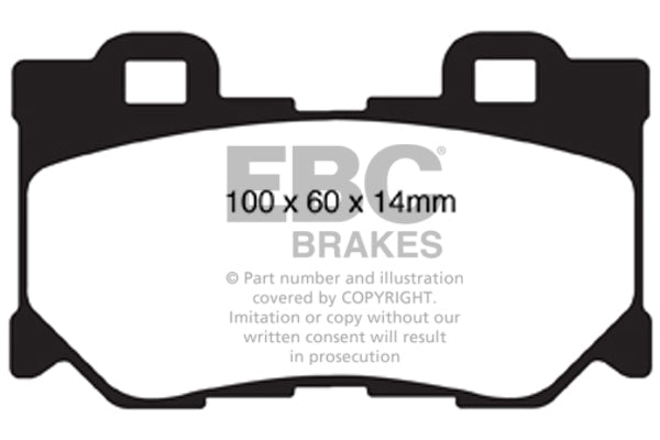 EBC Brakes Brake Pad - DP41824R
